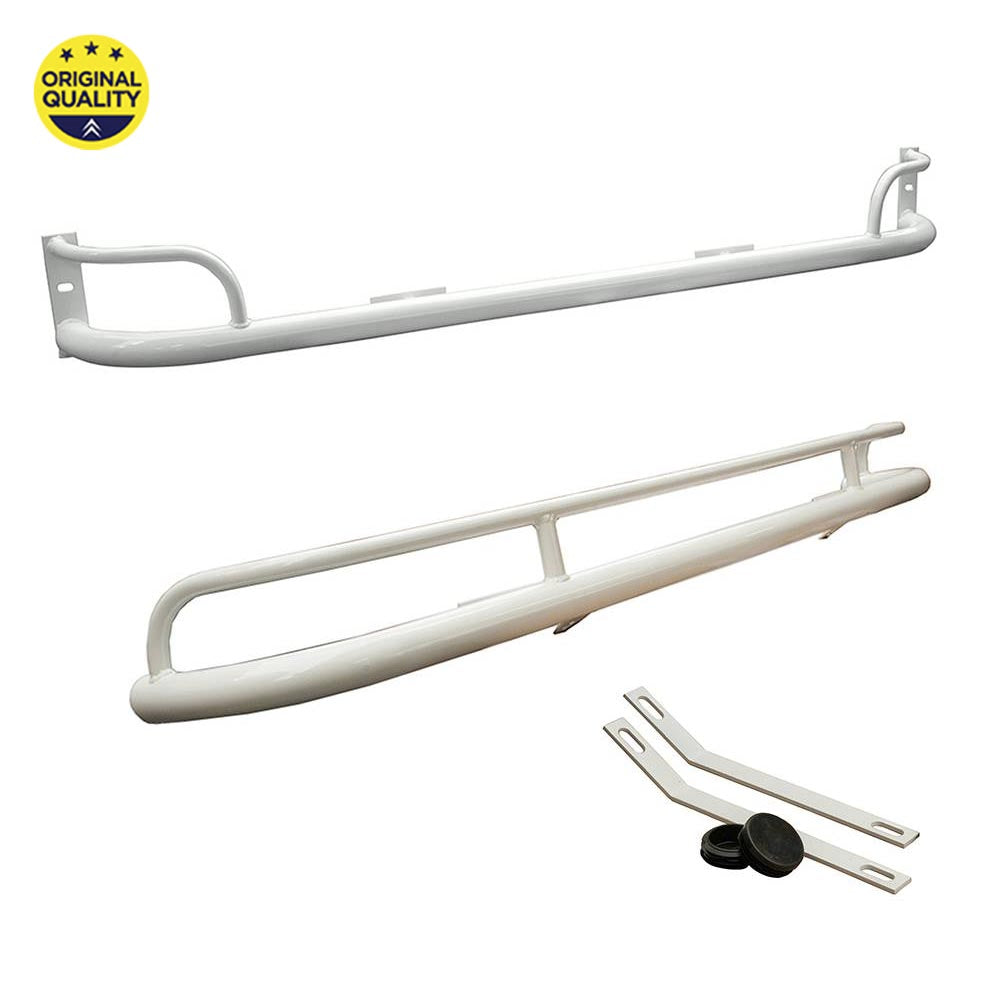 01090010 Mehari Small Front & Rear Bumper Set - White