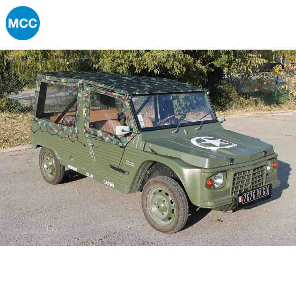 0801032 Mehari Complete Hood Cover Set for Aluminium Windscreen - 4 Straps - Europe Camouflage