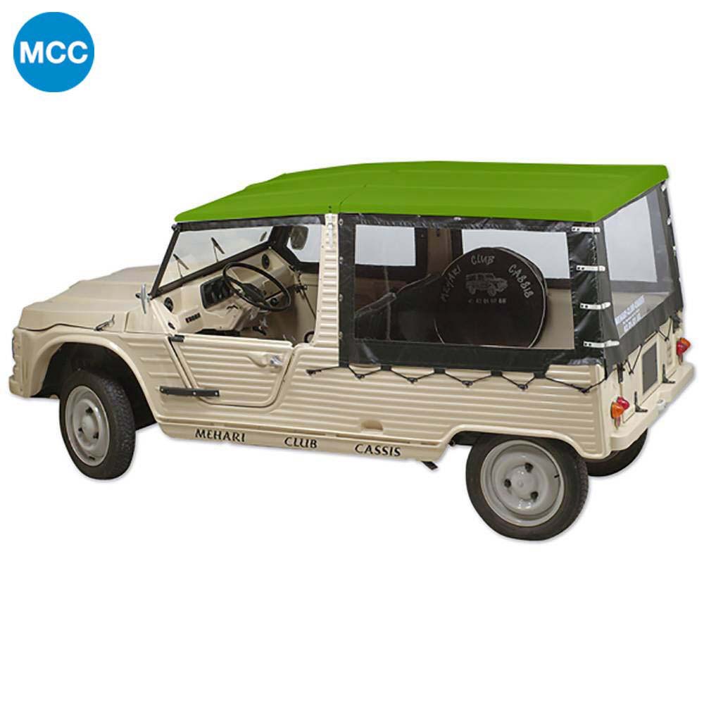 080105008 Mehari Front & Rear Hood Set for Hard Top Hoods ONLY - ASA Tibesti Green