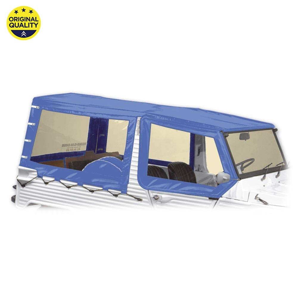 0801513 Mehari Standard Hood LEFT Side Cover - 4 Strap - Light Blue