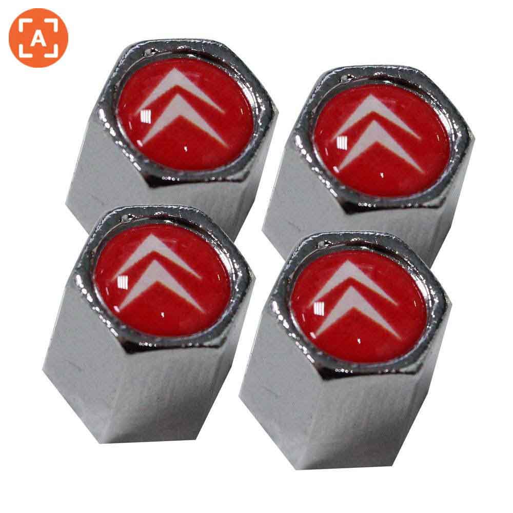 1201110 Citroen Logo Tyre Valves x4
