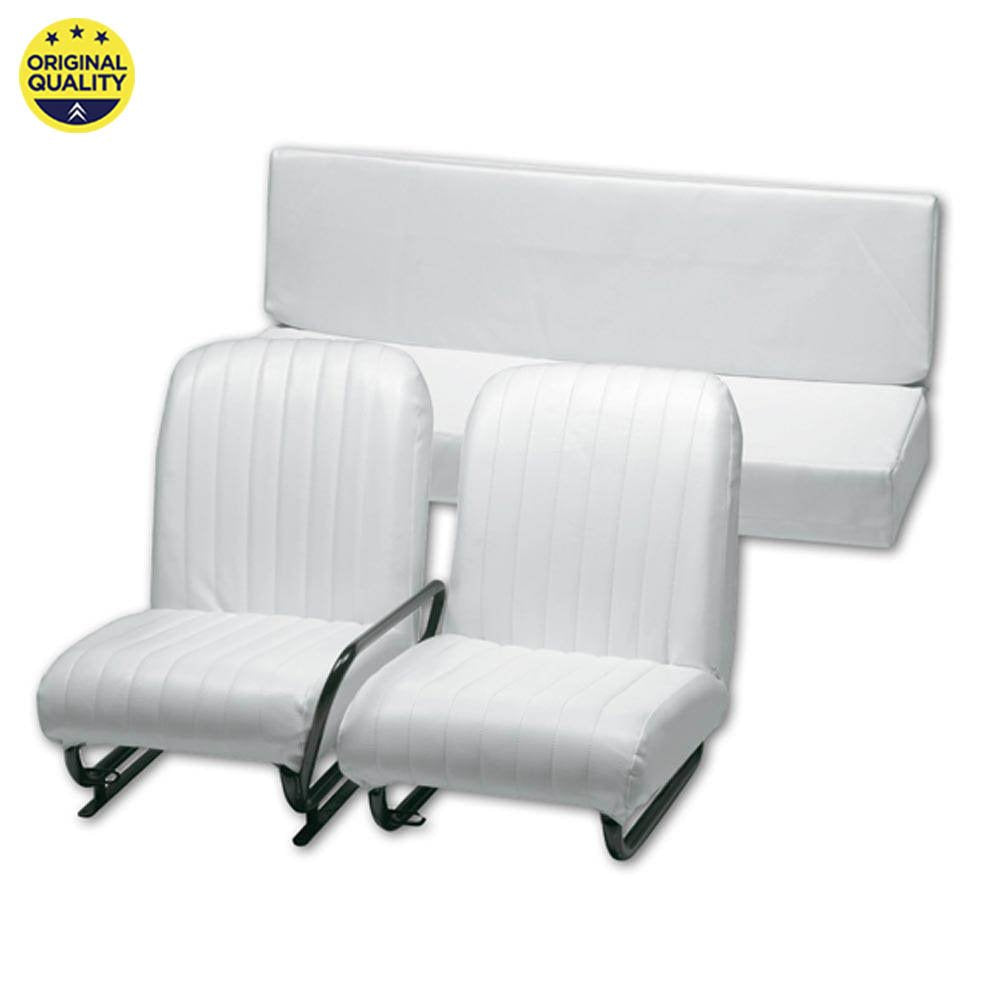 13020010 REAR - Mehari Complete Seat - White