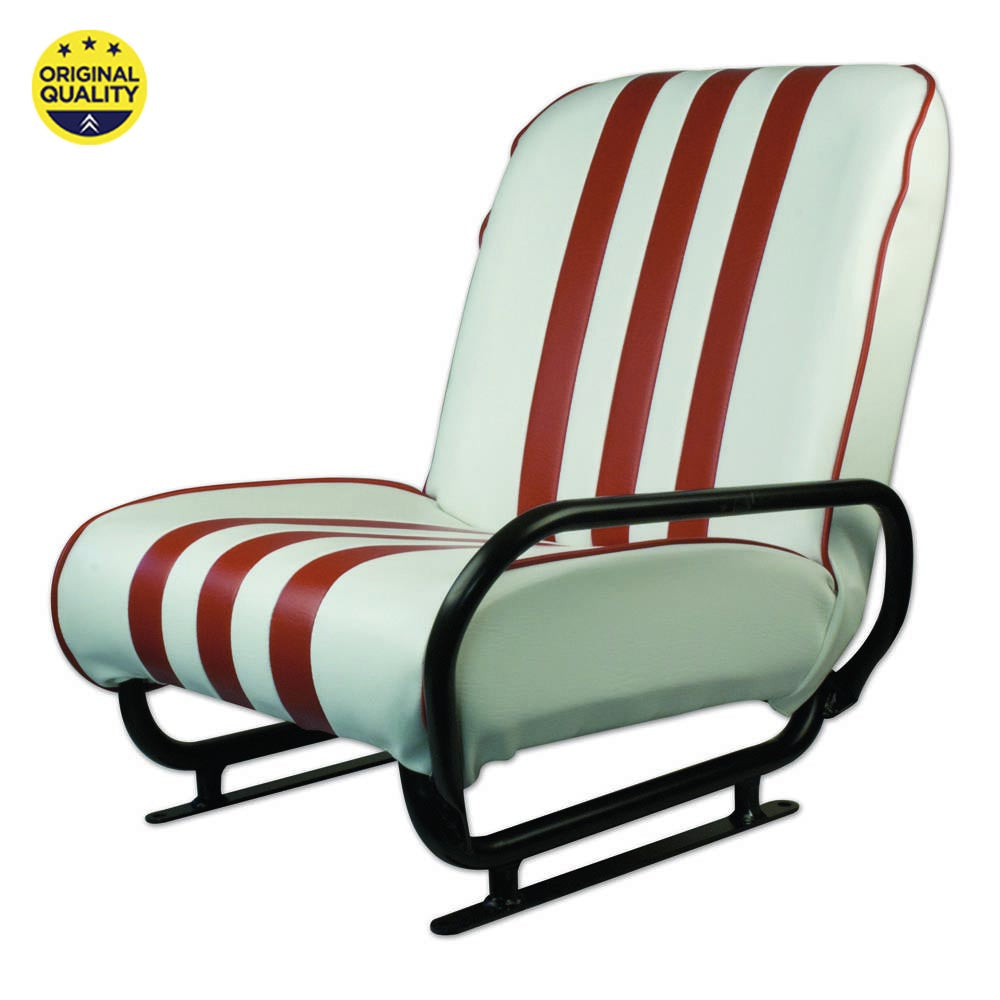 1301614 RIGHT - Mehari Complete Seat - Tiltable - Red and White