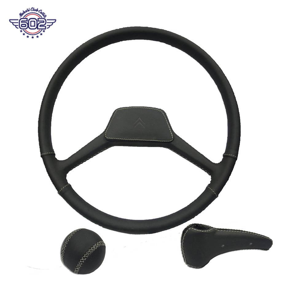 1550100 Black Leather Steering Wheel Kit