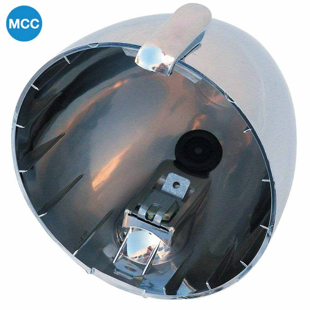 2105005 2cv Chrome Plastic Headlight Shell