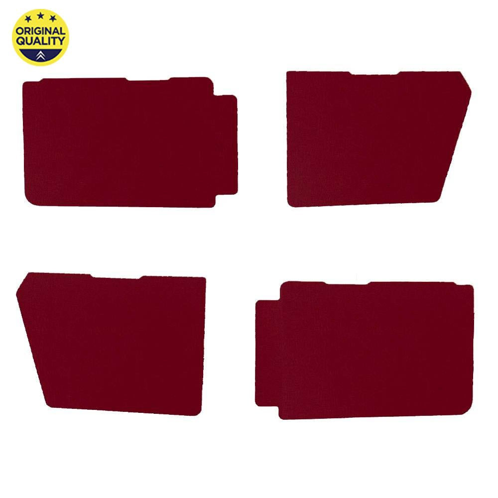 24124196 2cv Small Door Card Set - Red