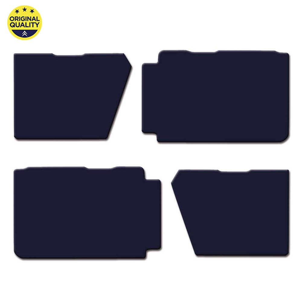 2412819 2cv Small Door Card Set - Dark Blue