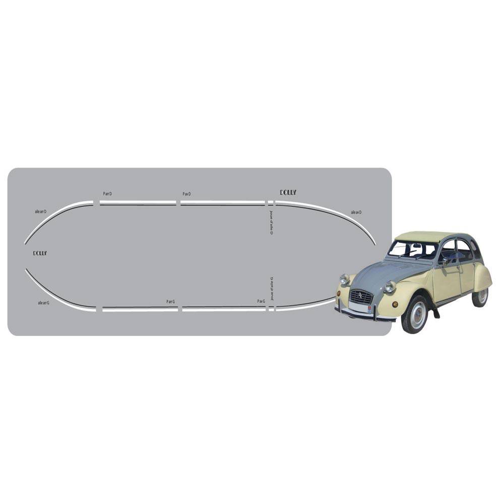 2908037 2cv Dolly Sticker Set - Grey and Cream