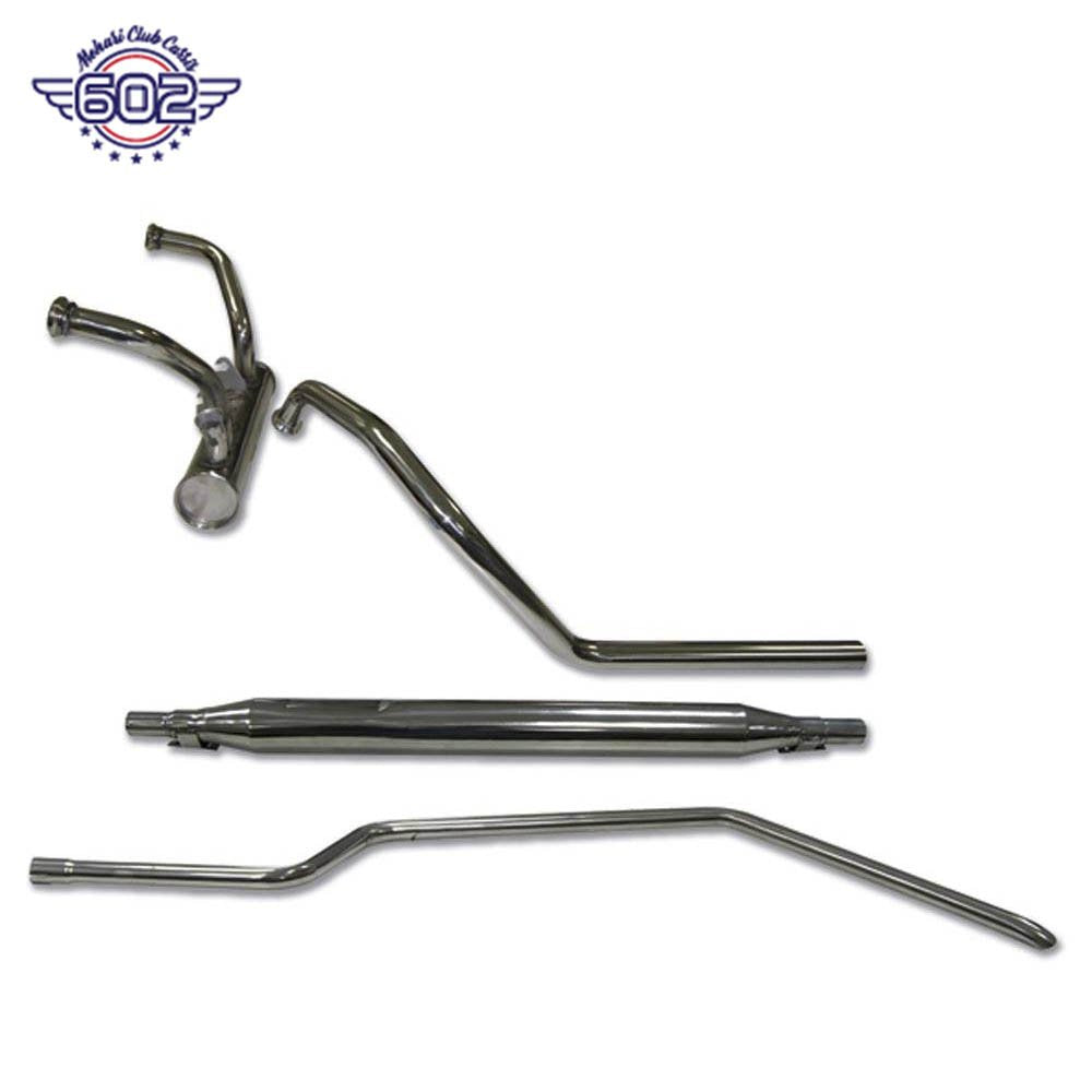 30090003 2cv Dyane Full Exhaust Stainless Steel for 602cc