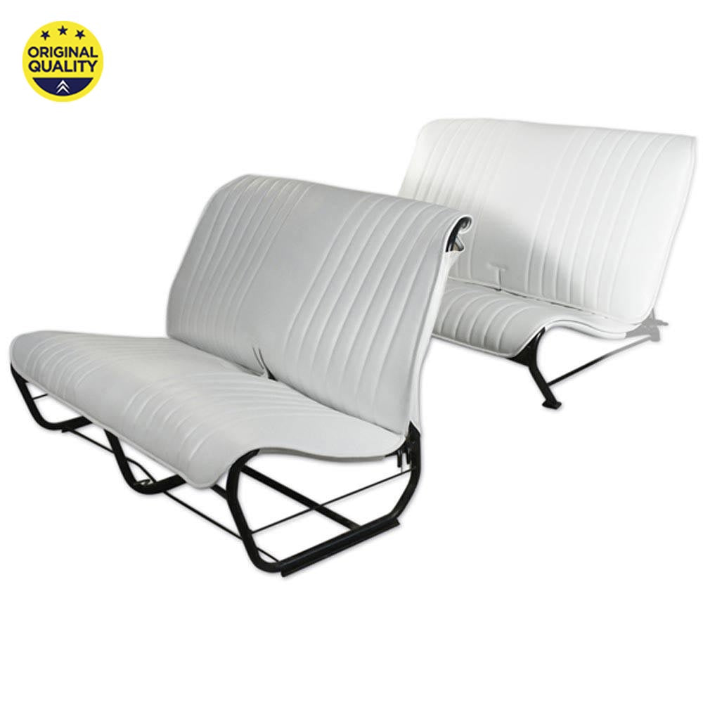 3300001 FRONT - Bench Seat Cover - Without Sides - White