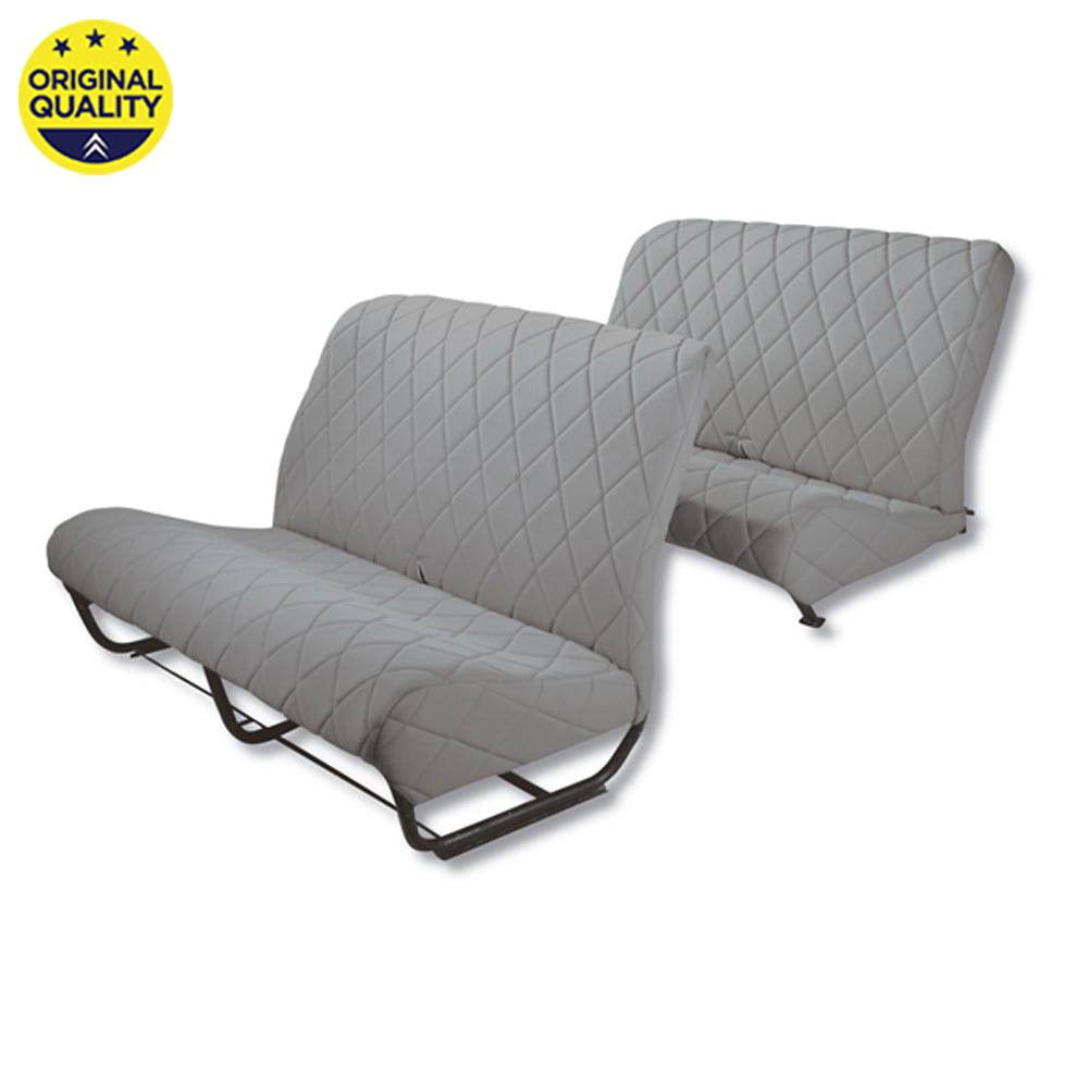 3304105 Bench Seat Cover Set - With Sides - Grey Diamond Dolly Pattern - Complete Set