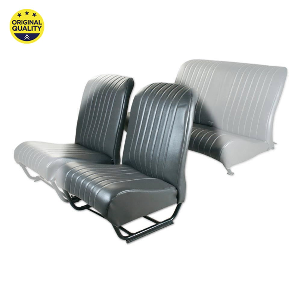 3300428 LEFT FRONT - Seat Cover - Inner Squared Corners - With Sides - Grey