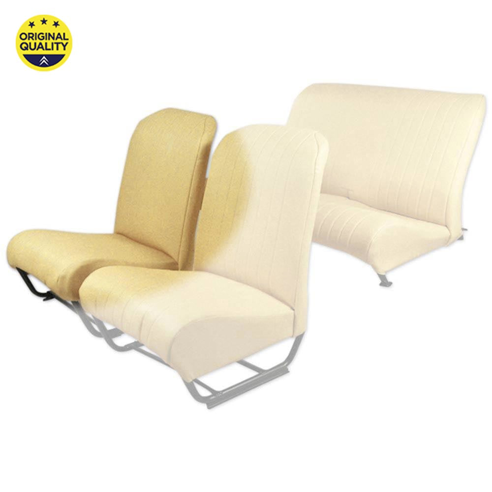 3300436 RIGHT FRONT - Seat Cover - Inner Squared Corners - With Sides - Yellow