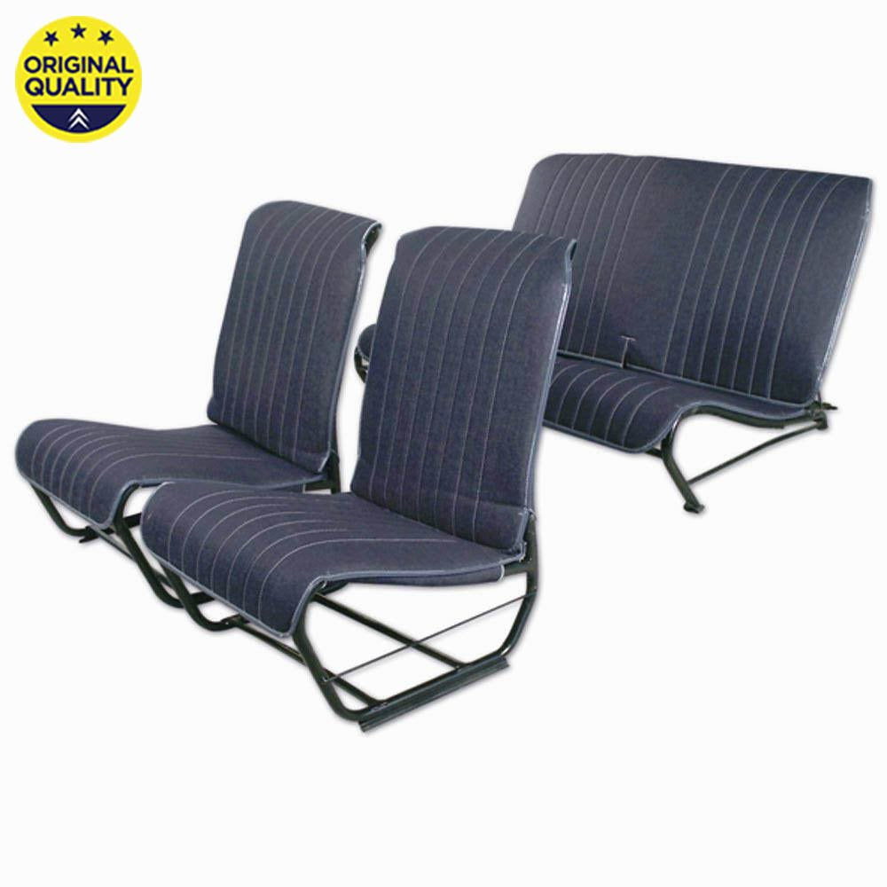 3304207 Seat Cover Set - Without Sides - Denim - Complete Set