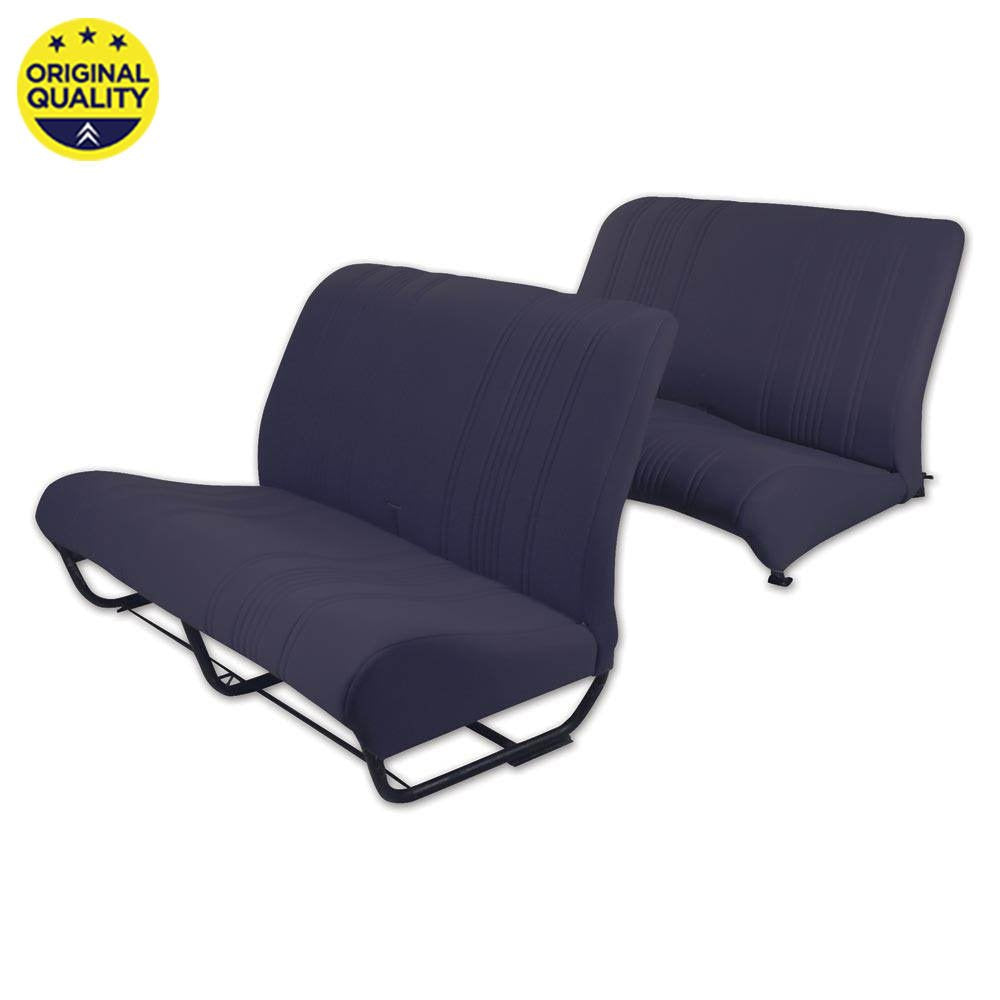 33041031 Bench Seat Cover Set - With Sides - Blue Fabric