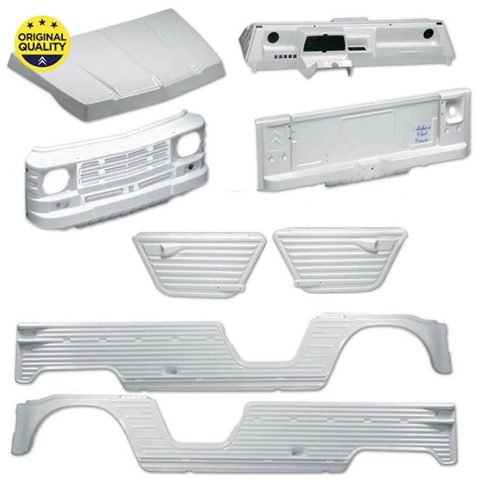 03052120 Mehari Body Panel Kit - New Model - ASA Unpainted