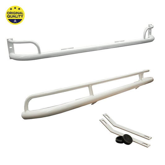 01090010 Mehari Small Front & Rear Bumper Set - White