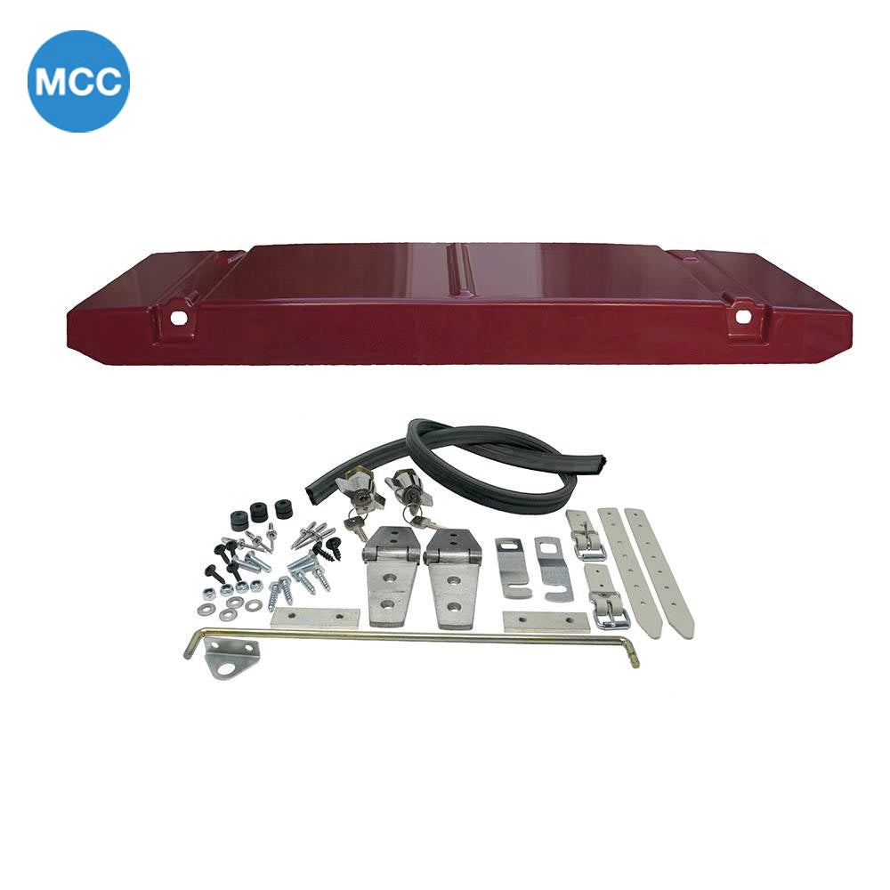 020270010 Mehari Lockable Boot Lid - PMMA Glossy Red