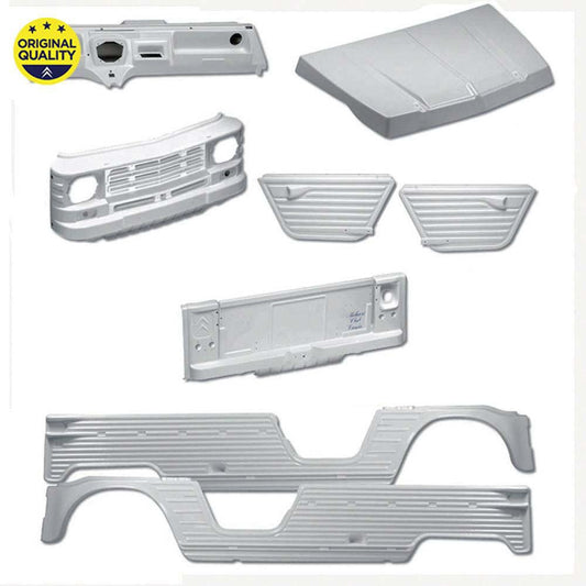 03052020 Mehari Body Panel Kit - New Model with Old Dash - ASA Unpainted