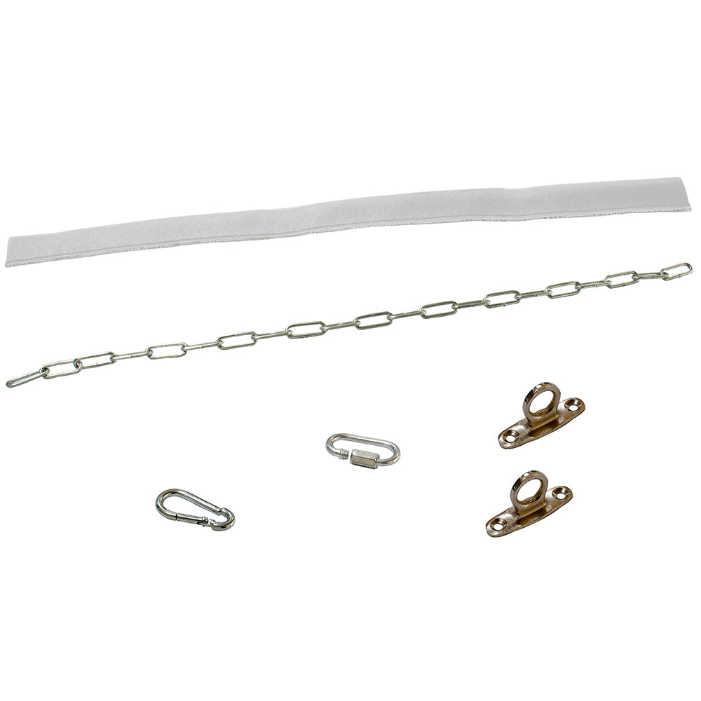 0450001 Mehari Door Chain Set in white