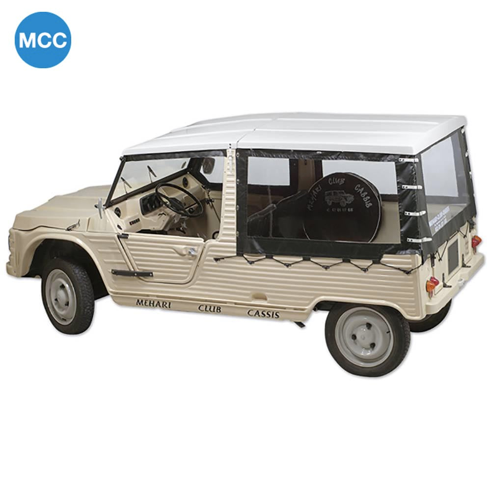 080105004 Mehari Front & Rear Hood Set for Hard Top Hoods ONLY - ASA AZUR White