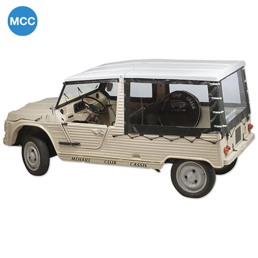080105004 Mehari Front & Rear Hood Set for Hard Top Hoods ONLY - ASA AZUR White