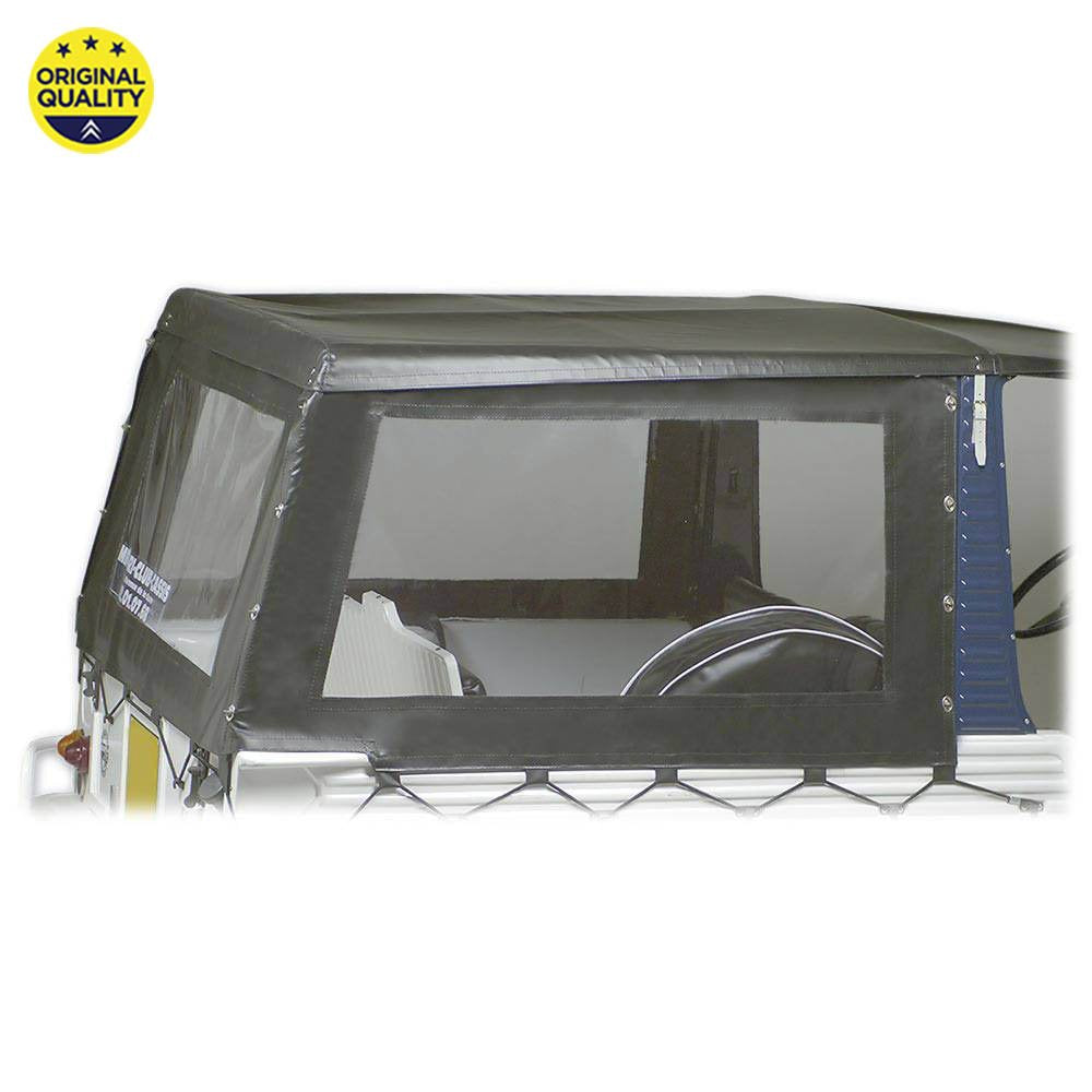 0801607 RIGHT - Mehari Hood Side Cover for Iron Windscreen - Black