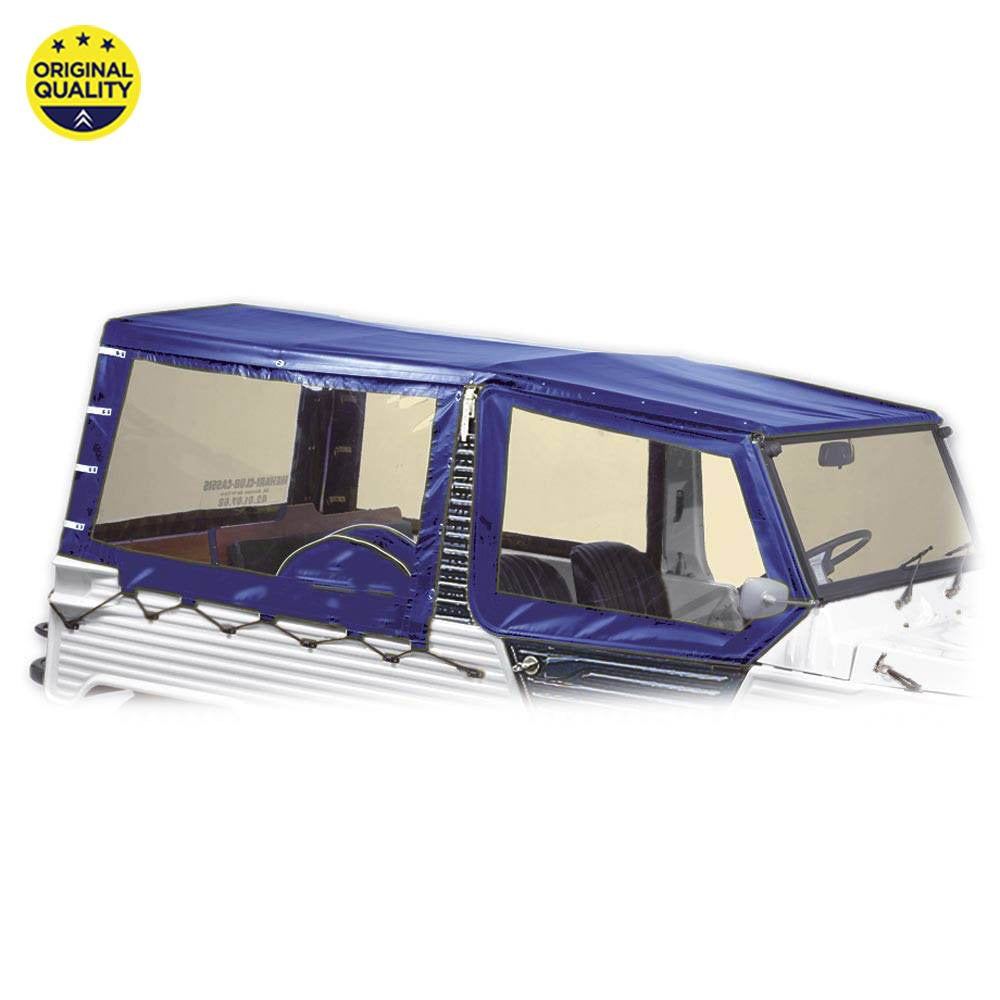 0801512 Mehari Standard Hood LEFT Side Cover - 4 Strap - Dark Blue