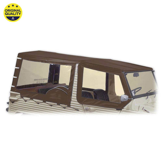 0801616 Mehari Standard Hood RIGHT Side Cover - 4 Strap - Brown