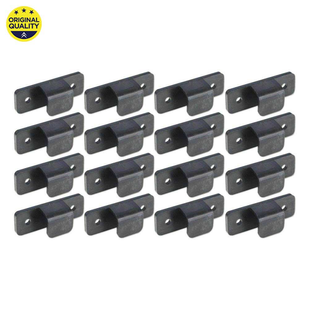 0801911 Mehari Hood Clips x16 - Black
