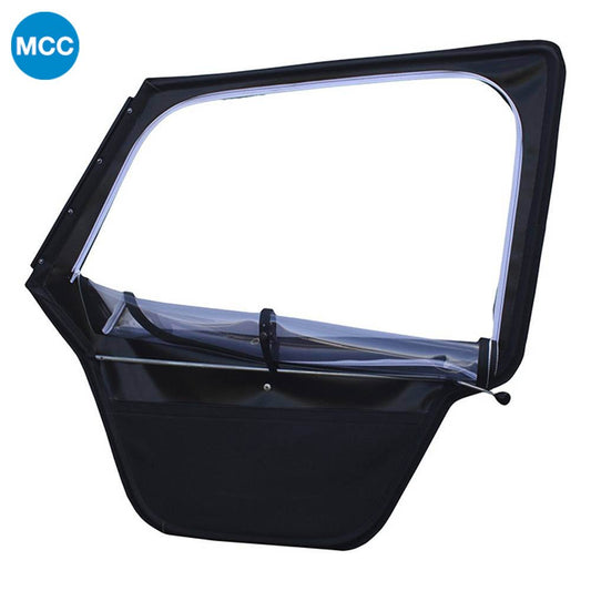 0820137 Mehari RIGHT Door with Roll Down Window for Aluminium Windscreen - Black