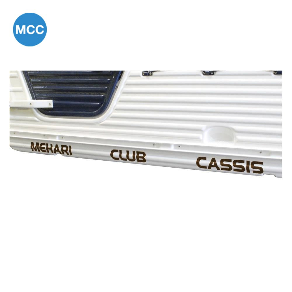 0904006 Mehari Sill & Rear Panel Stickers - Brown