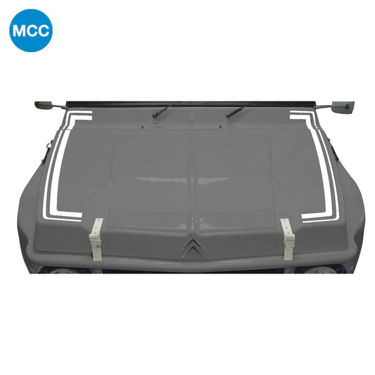 0908001 Mehari Bonnet Stickers - White