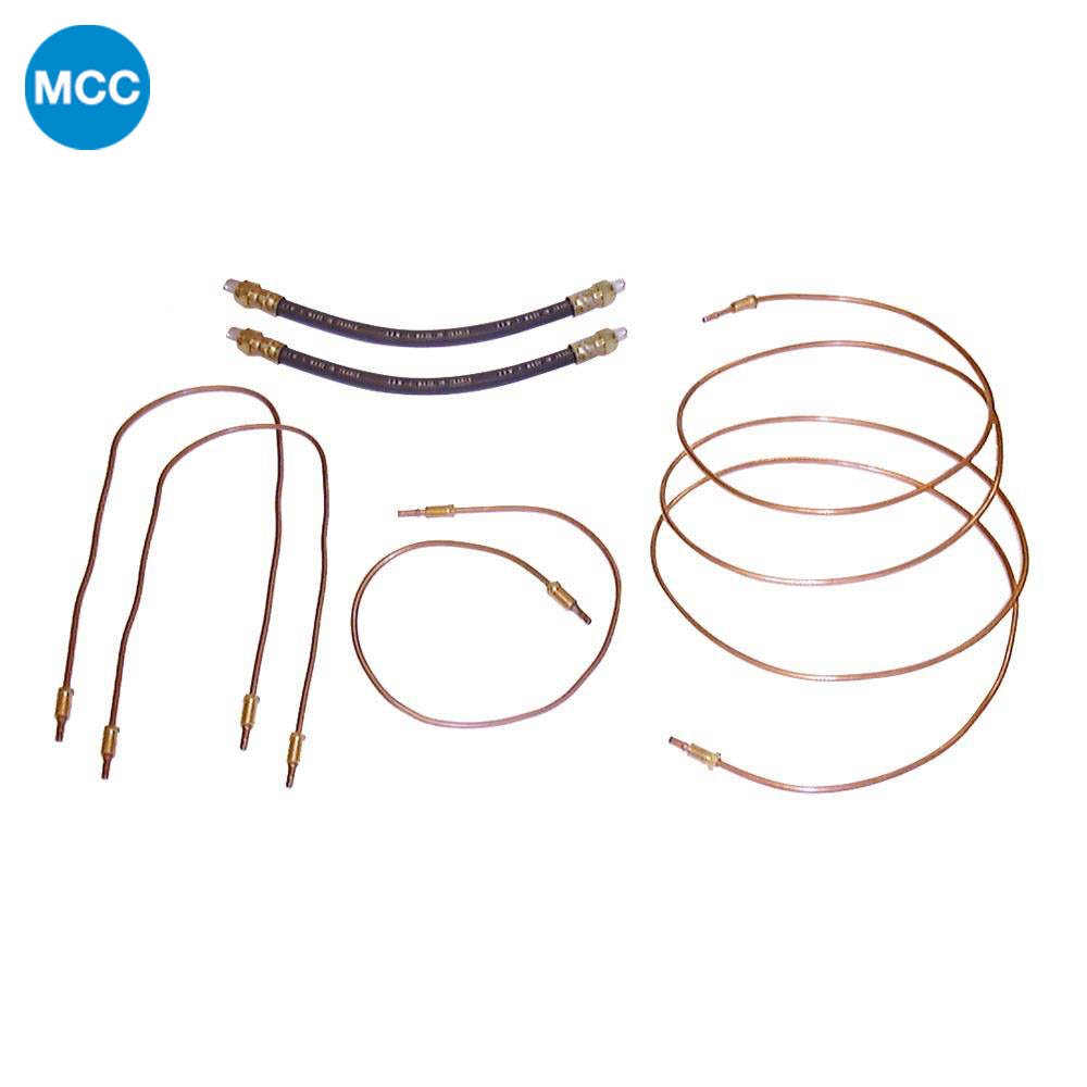 10018600 Set of Rear Brake Pipes 9mm