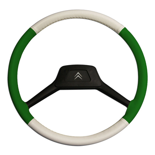 1005686 Steering Wheel Cover 43cm - Green & White