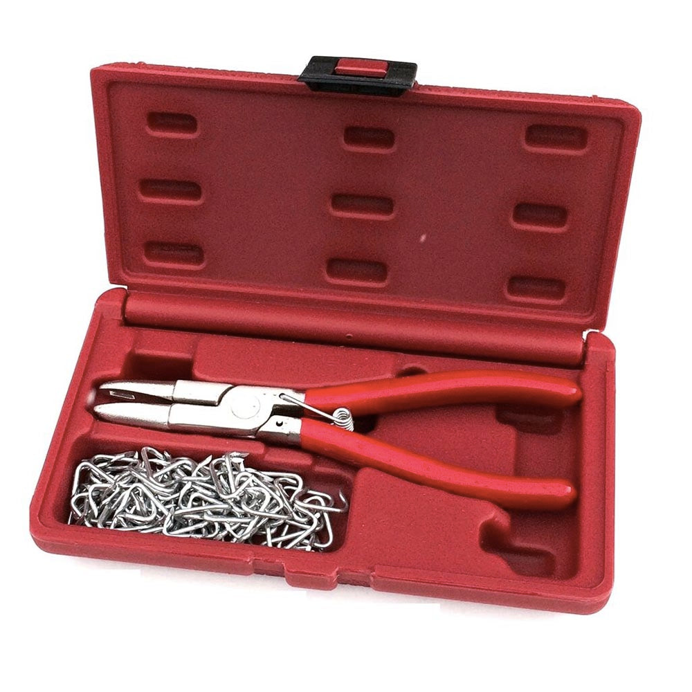 8011028 Hog Ring Plier Set with 100 Hog Rings