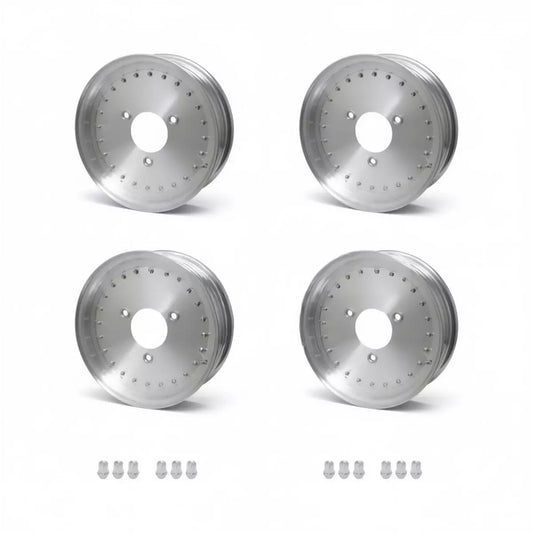 1200520 Untreated Aluminium Sports Wheels x4