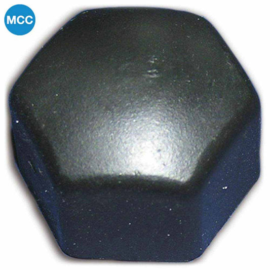 1200610 Black Plastic Wheel Nut Cover x12