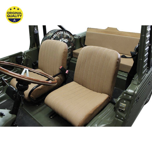 1300020 FRONT - Mehari Seat Cover - Brown Targa x1