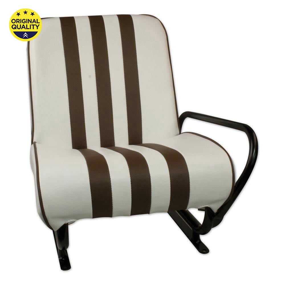 1301636 RIGHT - Mehari Complete Seat - Tiltable - Brown and White