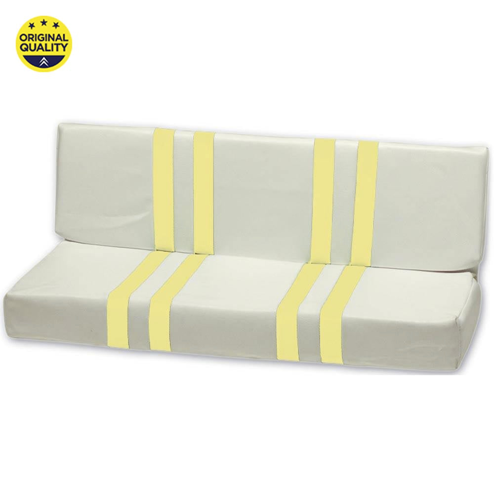 1303033 REAR - Mehari Seat Cover - Yellow and White