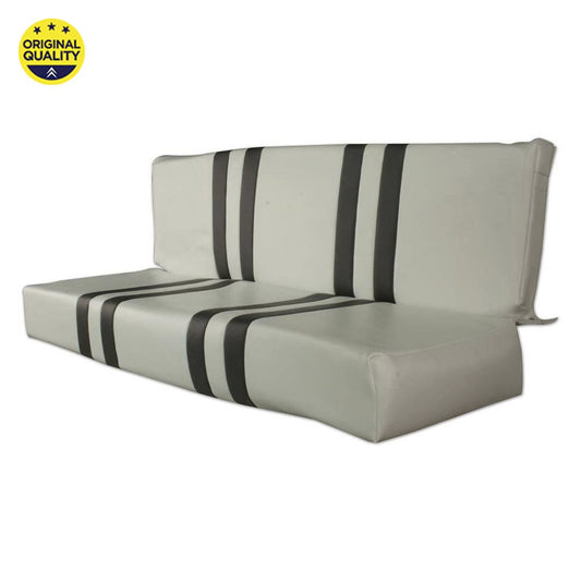 1303037 REAR - Mehari Seat Cover - Grey and White