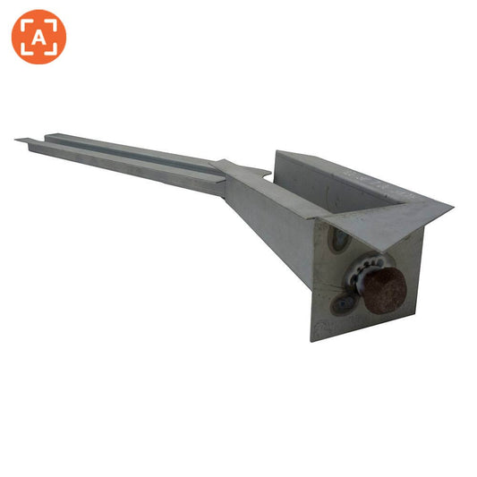 2300831 LEFT - 2cv AZU Van Rear Wing Inner Bumper Support