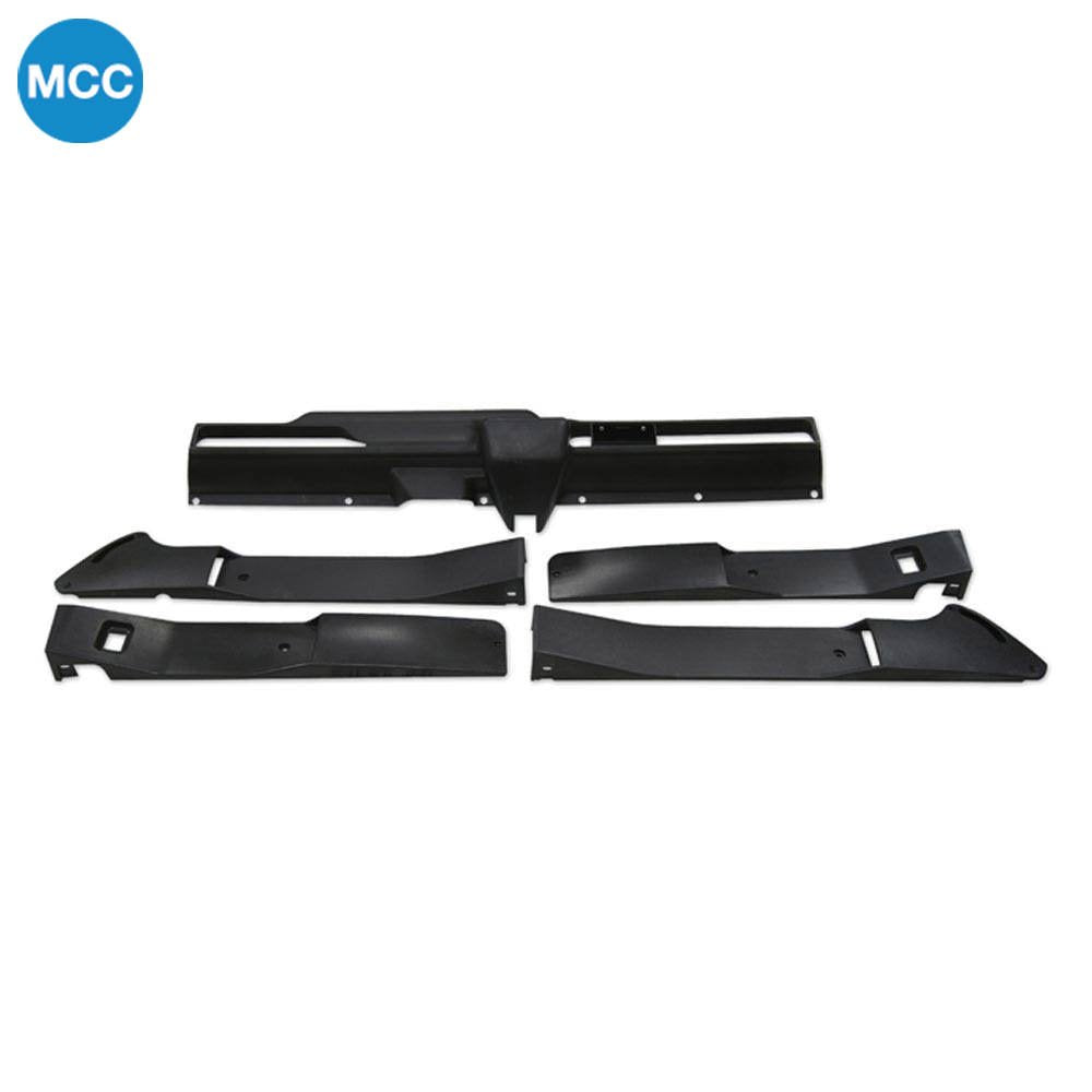 2410800 2cv Wiper Motor Cover and Door Trim Kit for LHD - Black