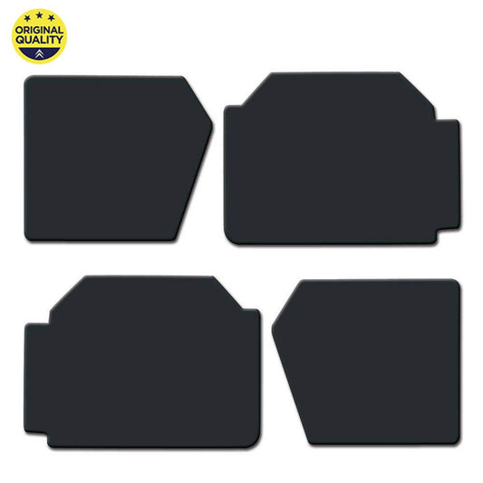 2412400 2cv Large Door Card Set - Grey Anthracite Felt