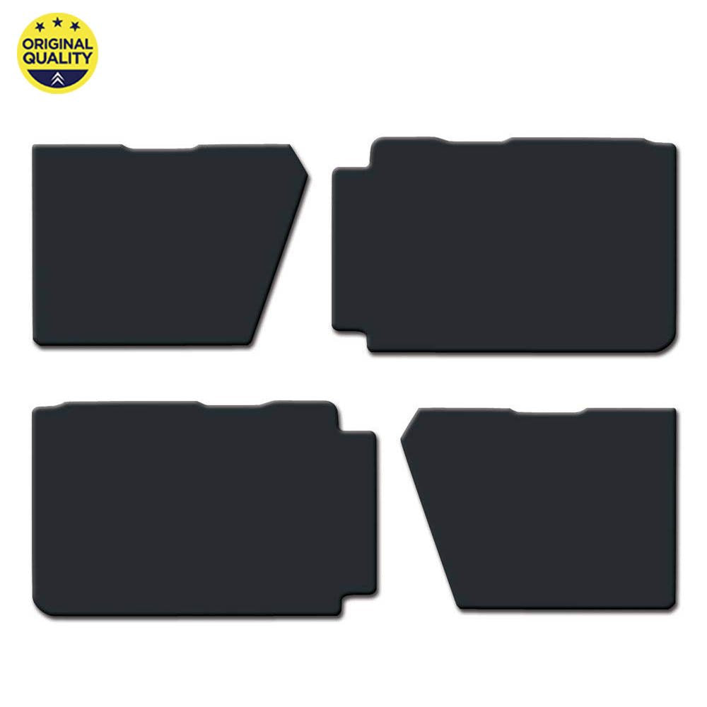 2412410 2cv Small Door Card Set - Grey Anthracite Felt