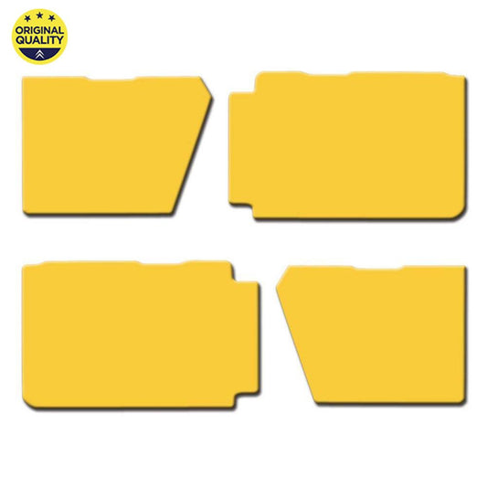 2412416 2cv Small Door Card Set - Yellow