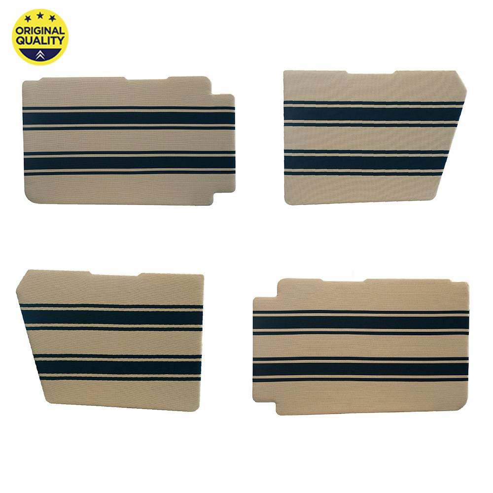 2412419 2cv Small Door Card Set - Beachcomber
