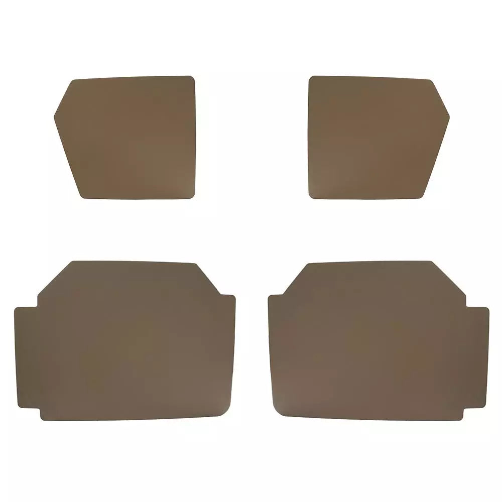 24124291 2cv Large Door Card Set - Brown Vinyl