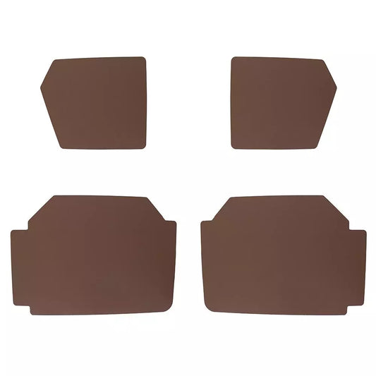 24124295 2cv Large Door Card Set - Chocolate Brown Vinyl